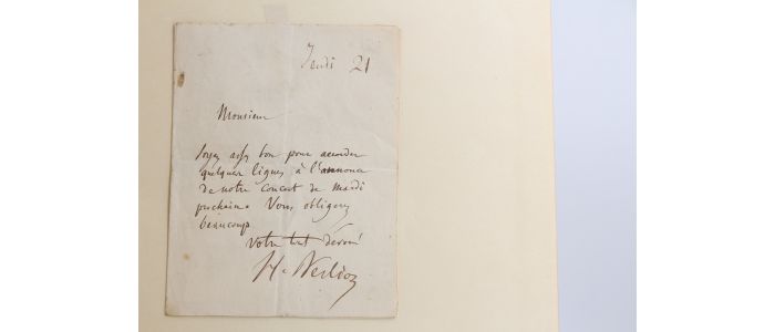 JULLIEN : Hector Berlioz sa vie ses oeuvres - Autographe, Edition Originale - Edition-Originale.com