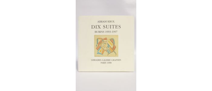 KROL : Abram Krol dix suites. Burins 1993-1997 - Signed book, First edition - Edition-Originale.com