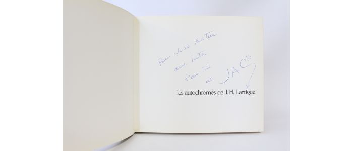 LARTIGUE : Les autochromes de J.H. Lartigue 1912-1927 - Signed book, First edition - Edition-Originale.com