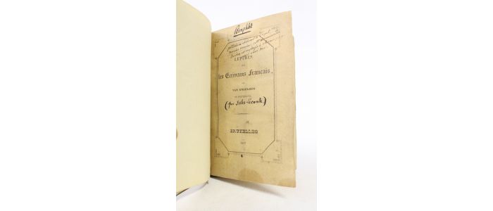 LECOMTE : Lettres sur les écrivains français - First edition - Edition-Originale.com