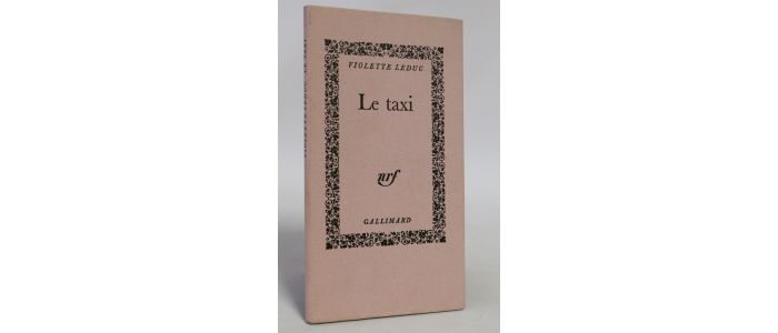 LEDUC : Le taxi - Edition Originale - Edition-Originale.com