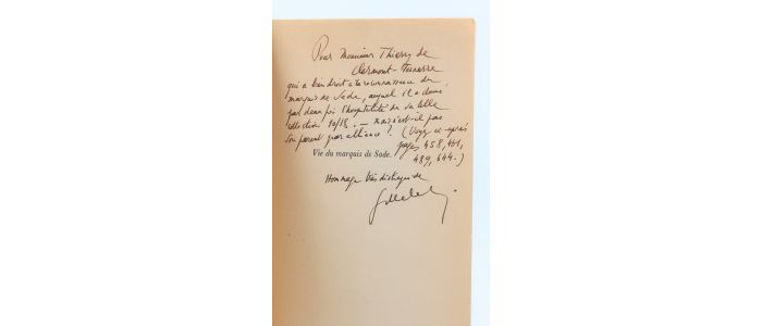 LELY : Vie du marquis de Sade - Signed book, First edition - Edition-Originale.com