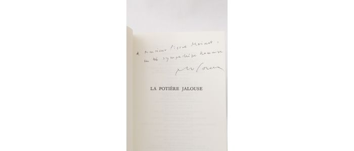 LEVI-STRAUSS : La potière jalouse - Libro autografato, Prima edizione - Edition-Originale.com