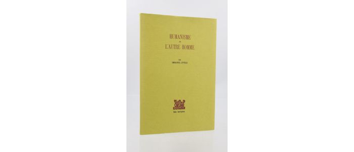 LEVINAS : Humanisme de l'autre homme - First edition - Edition-Originale.com