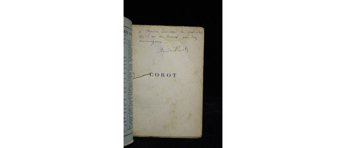 LHOTE : Corot - Autographe, Edition Originale - Edition-Originale.com