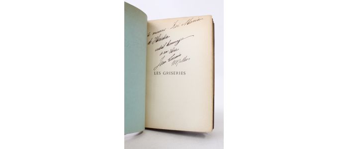 LORRAIN : Les griseries - Autographe, Edition Originale - Edition-Originale.com