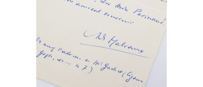 MALRAUX : Humoristique lettre autographe signée à André Parinaud évoquant la parution de son volumineux dernier ouvrage : 