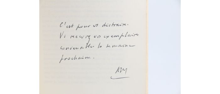 MALRAUX : La Tête d'Obsidienne - Libro autografato, Prima edizione - Edition-Originale.com