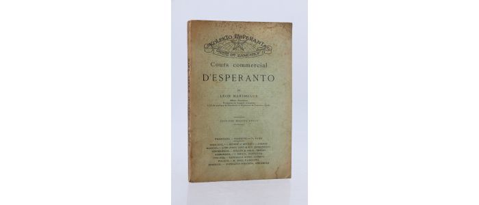 MARISSIAUX : Cours commercial d'Esperanto - Erste Ausgabe - Edition-Originale.com