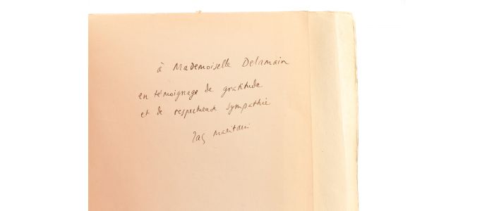 MARITAIN : Réponse à Jean Cocteau - Signiert, Erste Ausgabe - Edition-Originale.com