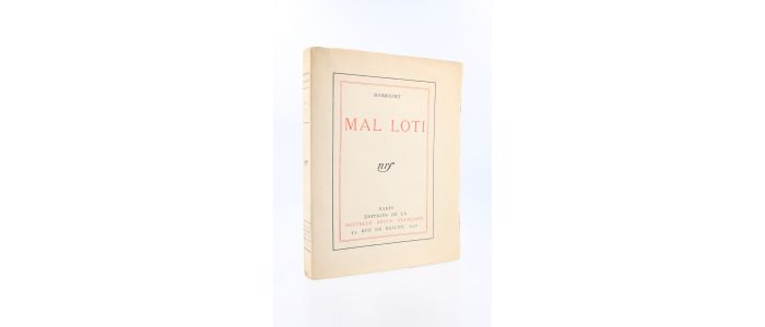 MARMOUSET : Mal loti - Prima edizione - Edition-Originale.com