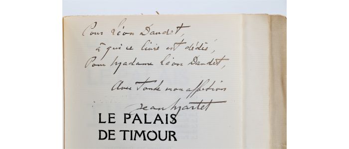 MARTET : Le palais de Timour - Signiert, Erste Ausgabe - Edition-Originale.com
