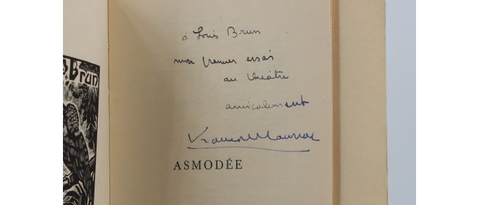 MAURIAC : Asmodée - Signiert, Erste Ausgabe - Edition-Originale.com