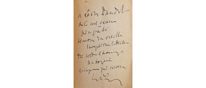 MAURRAS : Les amants de Venise - George Sand et Musset - Autographe - Edition-Originale.com