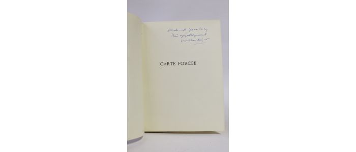 MEGRET : Carte forcée - Libro autografato, Prima edizione - Edition-Originale.com