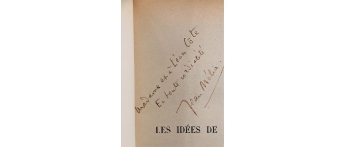 MELIA : Les idées de Stendhal - Autographe, Edition Originale - Edition-Originale.com
