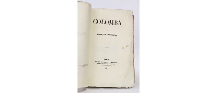 MERIMEE : Colomba - First edition - Edition-Originale.com