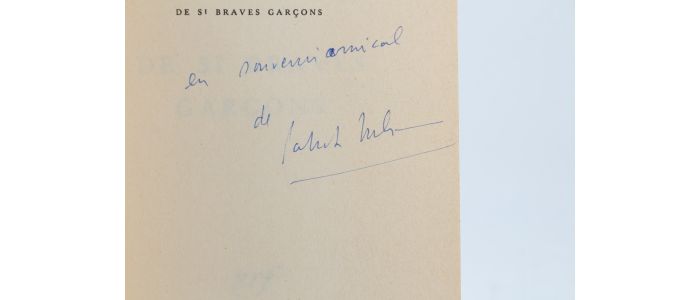 MODIANO : De si braves Garçons - Signiert, Erste Ausgabe - Edition-Originale.com