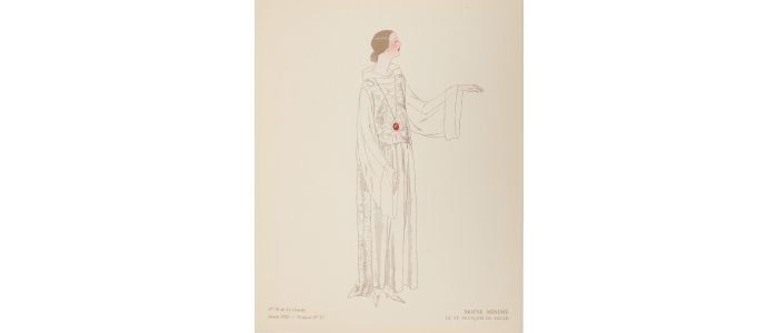 Moine minime de St-François de Paule (Croquis N°VI, La Gazette du Bon ton, 1922 n°10) - Prima edizione - Edition-Originale.com
