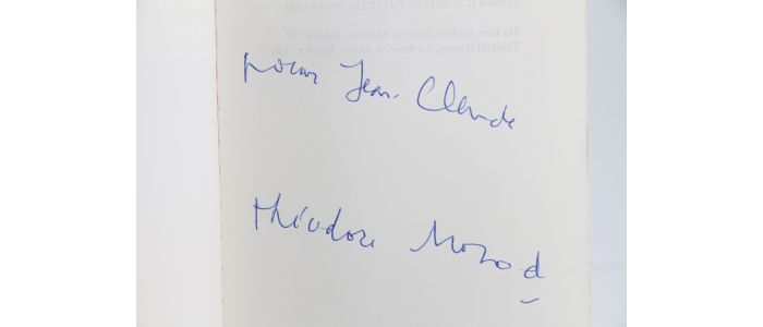 MONOD : Méharées - Autographe - Edition-Originale.com