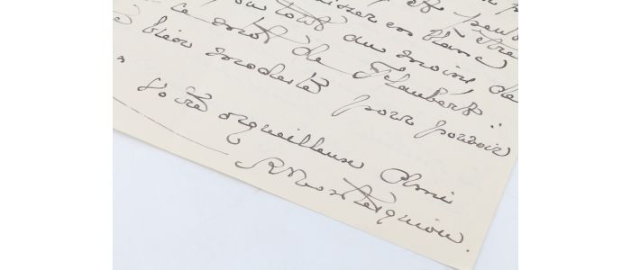 MONTESQUIOU : Lettre autographe signée de Robert de Montesquiou adressée à Henri Lapauze  - Signed book, First edition - Edition-Originale.com