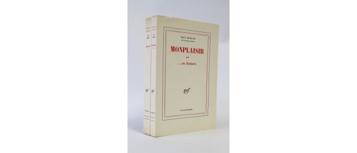 MORAND : Monplaisir... en littérature. - Monplaisir... en histoire - First edition - Edition-Originale.com