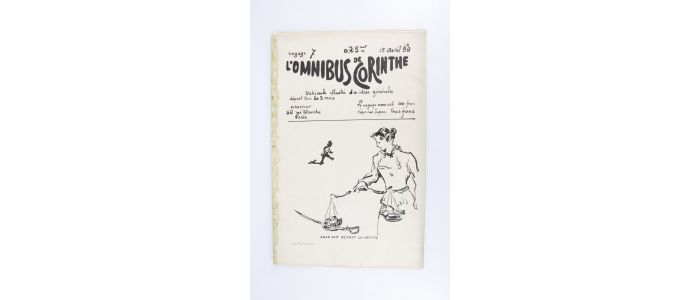 MOUCLIER : L'omnibus de Corinthe véhicule illustré des idées générales : départ tous les trois mois, N°7 - First edition - Edition-Originale.com