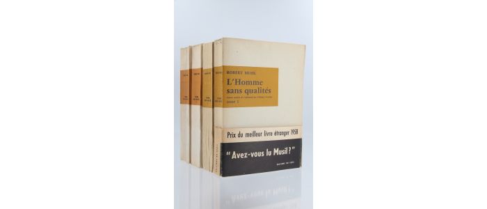 MUSIL : L'Homme sans Qualités - First edition - Edition-Originale.com