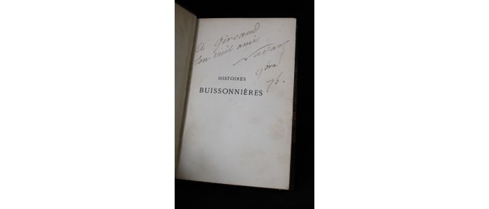 NADAR : Histoires buissonnières - Signiert, Erste Ausgabe - Edition-Originale.com