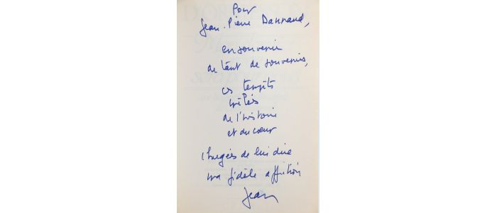 ORMESSON : Mon dernier rêve sera pour vous - Une biographie sentimentale de Chateaubriand - Signiert, Erste Ausgabe - Edition-Originale.com