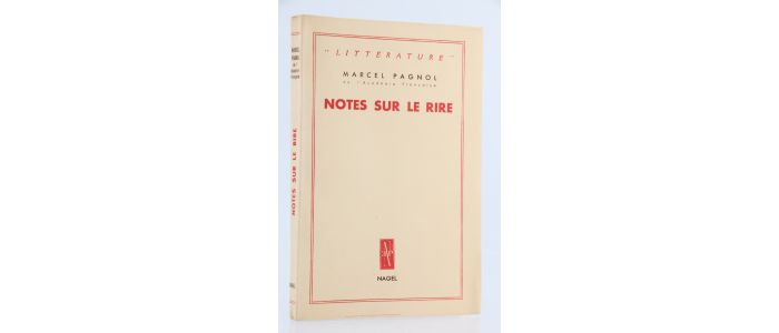 PAGNOL : Notes sur le rire - First edition - Edition-Originale.com