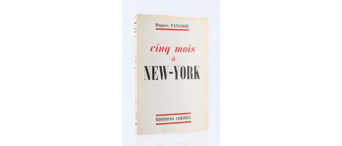 PANASSIE : Cinq Mois à New-York - First edition - Edition-Originale.com