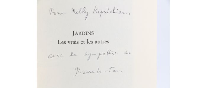 PASTI : Jardins. Les Vrais et les Autres - Autographe, Edition Originale - Edition-Originale.com