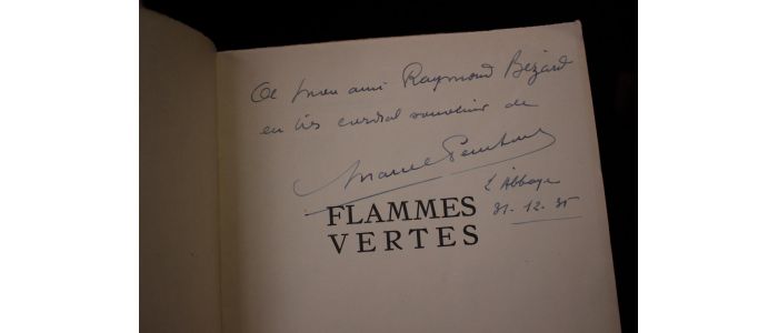 PENITENT : Flammes vertes - Signed book, First edition - Edition-Originale.com