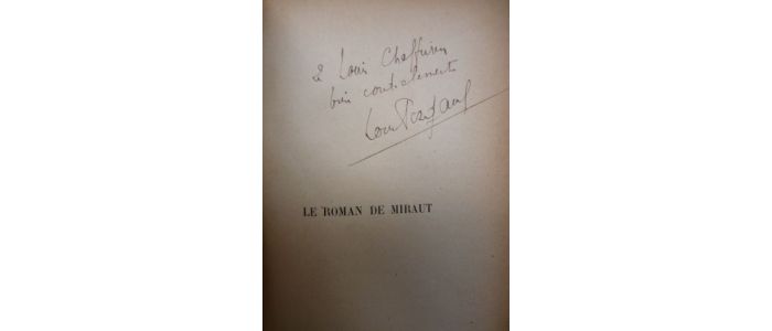 PERGAUD : Le roman de Miraut, chien de chasse - Autographe, Edition Originale - Edition-Originale.com
