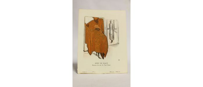 POIRET : Effet de glace. Manteau du soir, de Paul Poiret (pl.78, La Gazette du Bon ton, 1920 n°10) - First edition - Edition-Originale.com