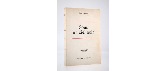 QUEFFELEC : Sous un Ciel noir - First edition - Edition-Originale.com