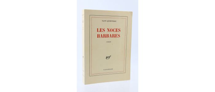 QUEFFELEC : Les noces barbares - First edition - Edition-Originale.com