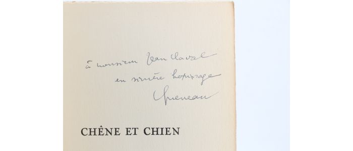 QUENEAU : Chêne et Chien - Libro autografato, Prima edizione - Edition-Originale.com