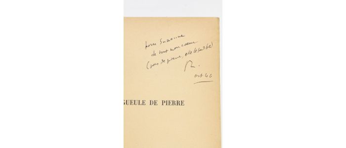 QUENEAU : Gueule de pierre - Signed book, First edition - Edition-Originale.com