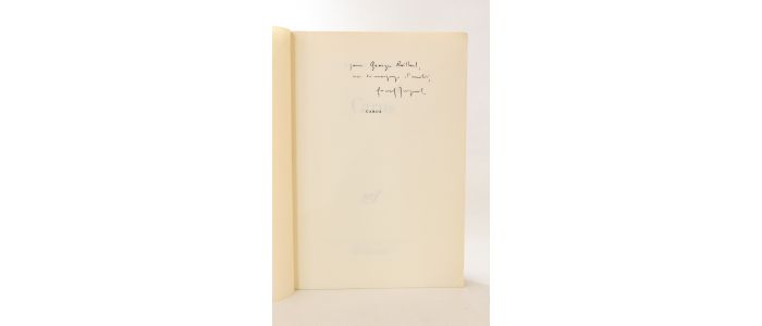 QUIGNARD : Carus - Libro autografato, Prima edizione - Edition-Originale.com