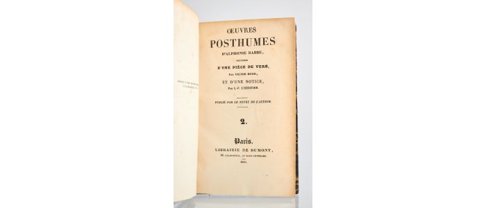 RABBE : [Album d'un pessimiste] Oeuvres posthumes - Prima edizione - Edition-Originale.com