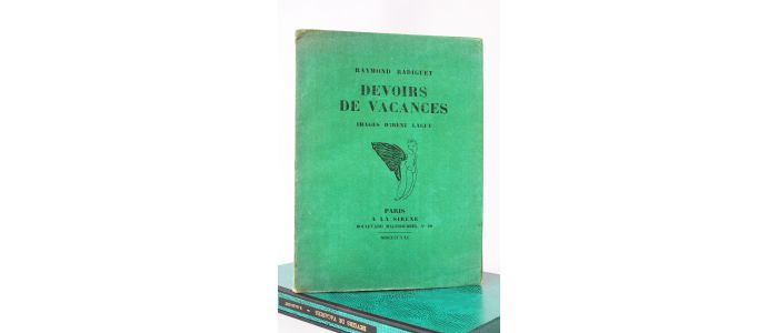 RADIGUET : Devoirs de vacances - Edition Originale - Edition-Originale.com
