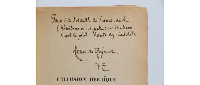 REGNIER : L'illusion héroïque de Tito Bassi - Libro autografato, Prima edizione - Edition-Originale.com