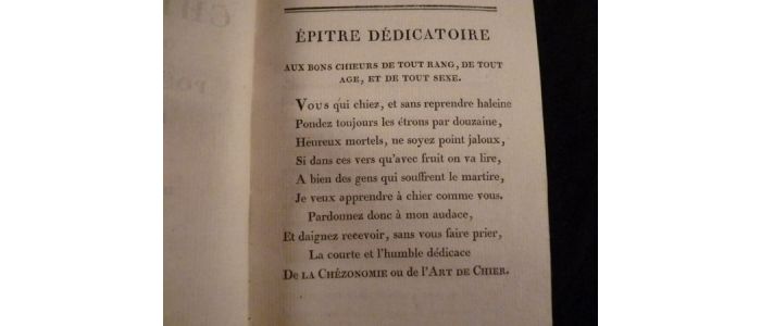 REMARD : La chézonomie ou l'art de ch... poëme didactique en quatre chants - First edition - Edition-Originale.com