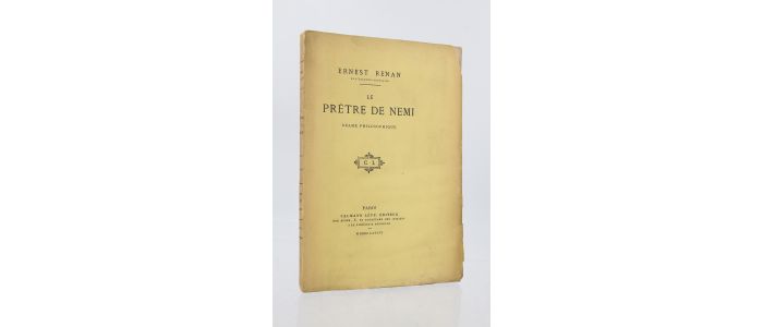 RENAN : Le Prêtre de Nemi - Edition-Originale.com