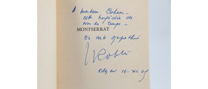 ROBLES : Montserrat - Libro autografato, Prima edizione - Edition-Originale.com