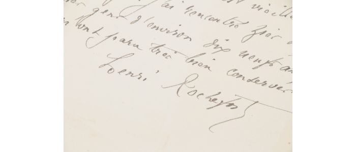 ROCHEFORT : Ironique pensée manuscrite signée - Signed book, First edition - Edition-Originale.com