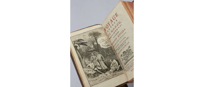 ROGERS : Voyage autour du Monde, commencé en 1708 & fini en 1711 par le Capitaine Woodes Rogers - Erste Ausgabe - Edition-Originale.com