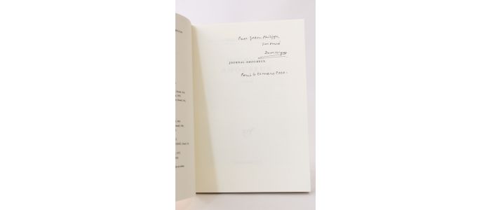 ROLIN : Journal amoureux - Autographe, Edition Originale - Edition-Originale.com